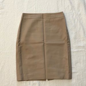 Ann Taylor | Beige Pencil Skirt